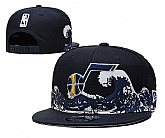 Utah Jazz Team Logo Adjustable Hat YD (3)